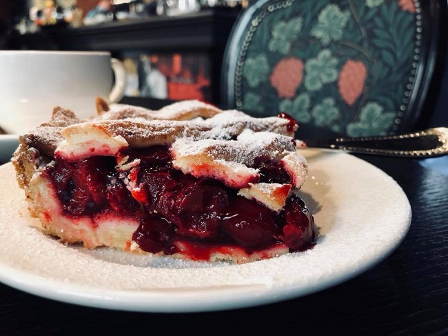  Пісочний пиріг з черешнею