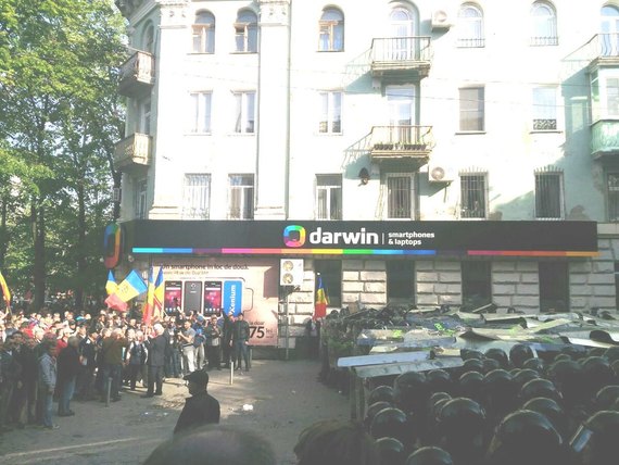Мітинг у Кишиневі закінчився зіткненнями з поліцією