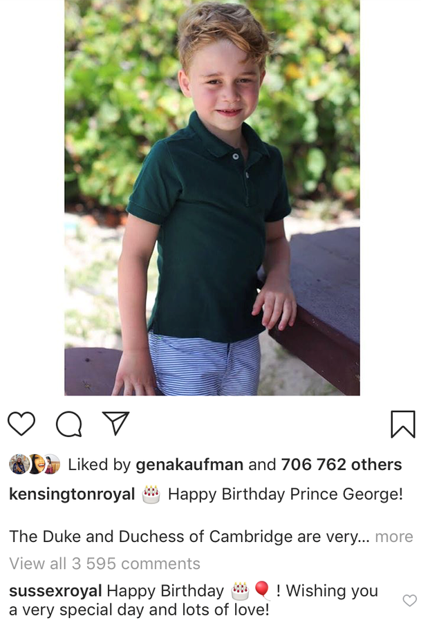 Меган Маркл нарушила вековые правила, поздравляя сына Кейт Миддлтон