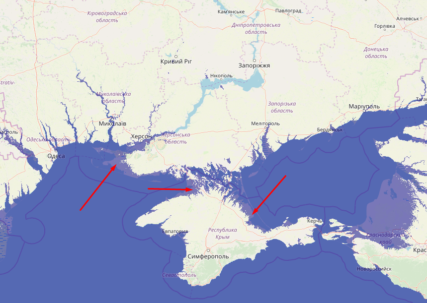 Частина України може піти під воду: з'явилася карта затоплення