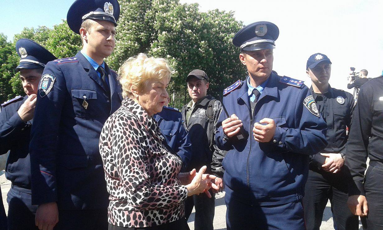 В Киеве в парке Вечной славы снова произошли стычки