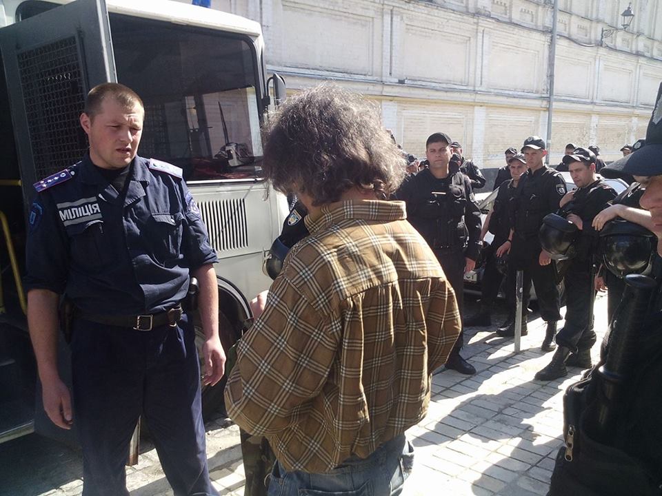 В Киеве в парке Вечной славы снова произошли стычки