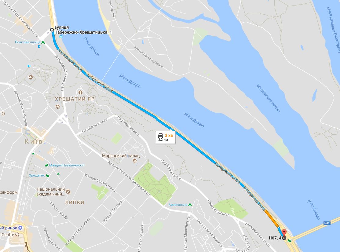 Турецкая компания отремонтирует часть Набережного шоссе в Киеве за 125 млн гривен