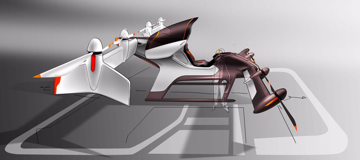 модель летающего такси