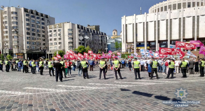 За порядком у центрі Києва стежать близько 500 правоохоронців