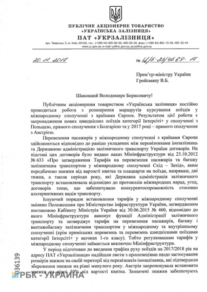 В "Укрзализныце" заявляют об угрозе срыва продления скидок на поезда в Европу
