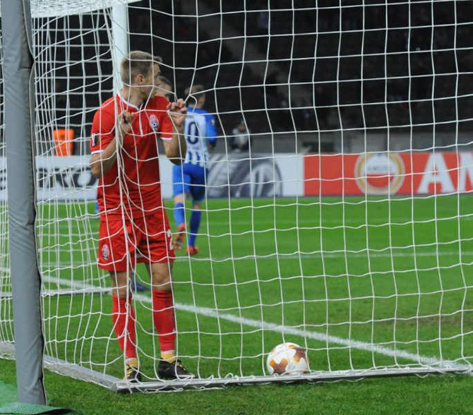 Герта - Заря 2-0: видео голов и обзор матча
