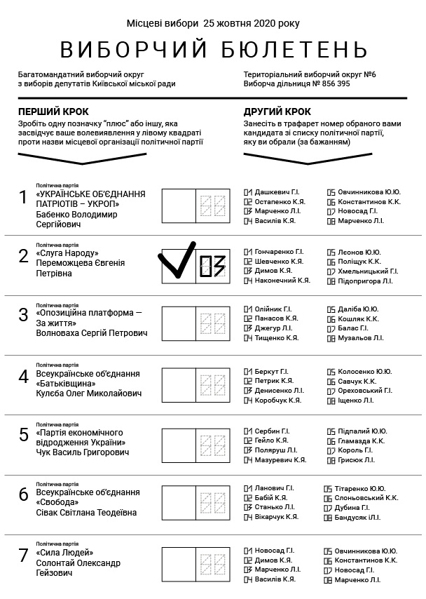 Местные выборы в Украине 2020: важные новшества, как будет выглядеть бюллетень