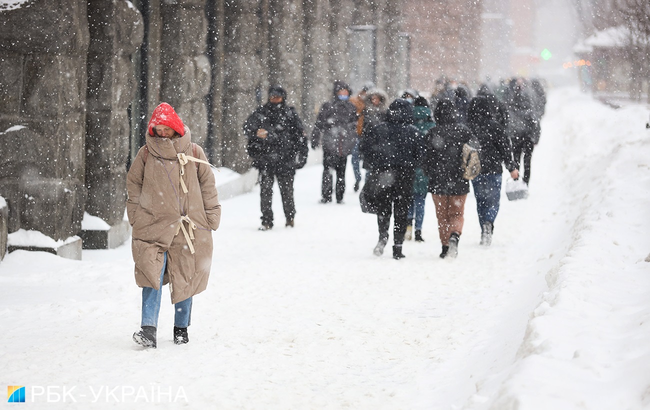 Заснеженный Киев глазами фотографа: что происходит в столице