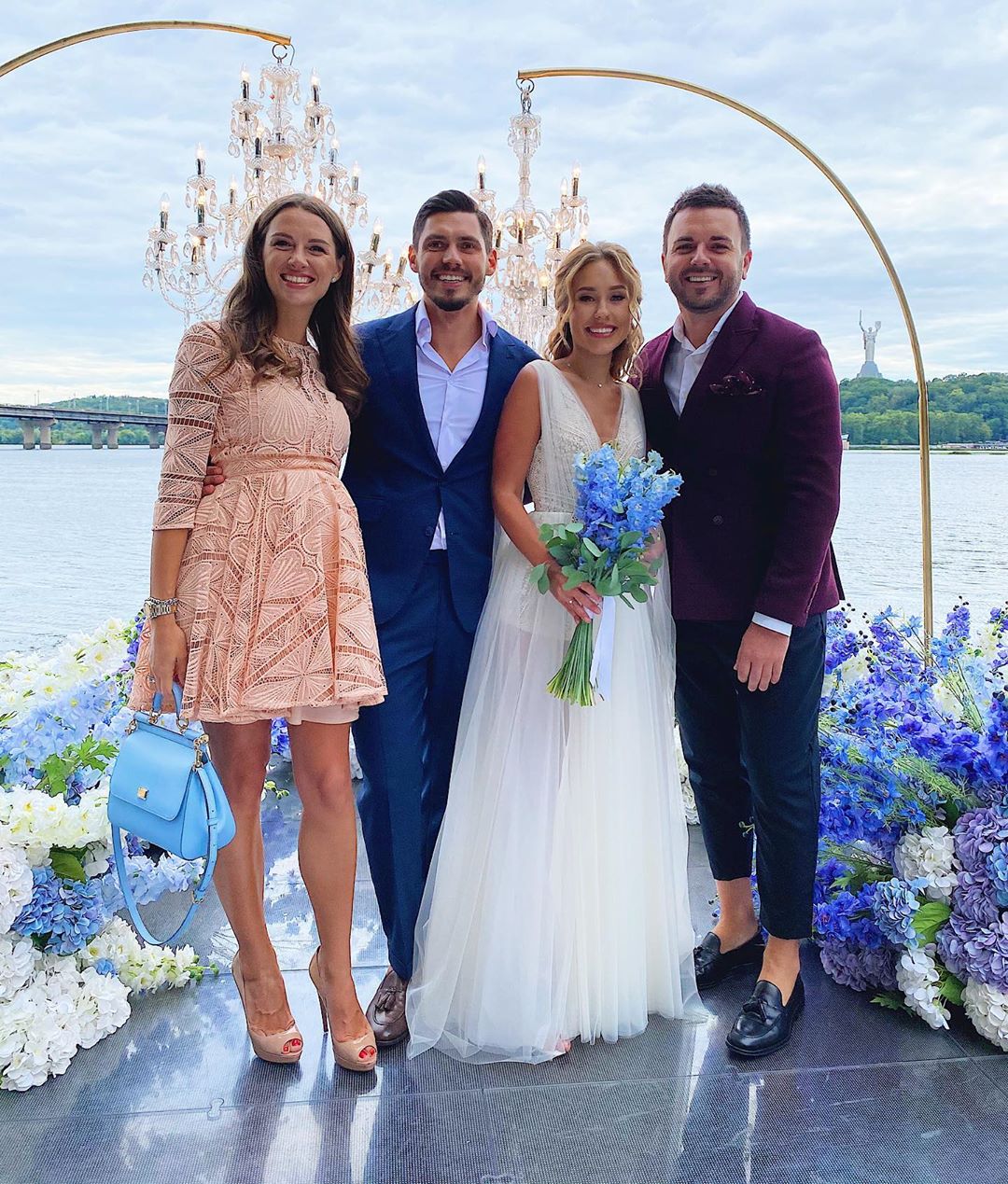 Микита Добринін і Даша Квіткова зіграли розкішне весілля: фото та відео з торжества