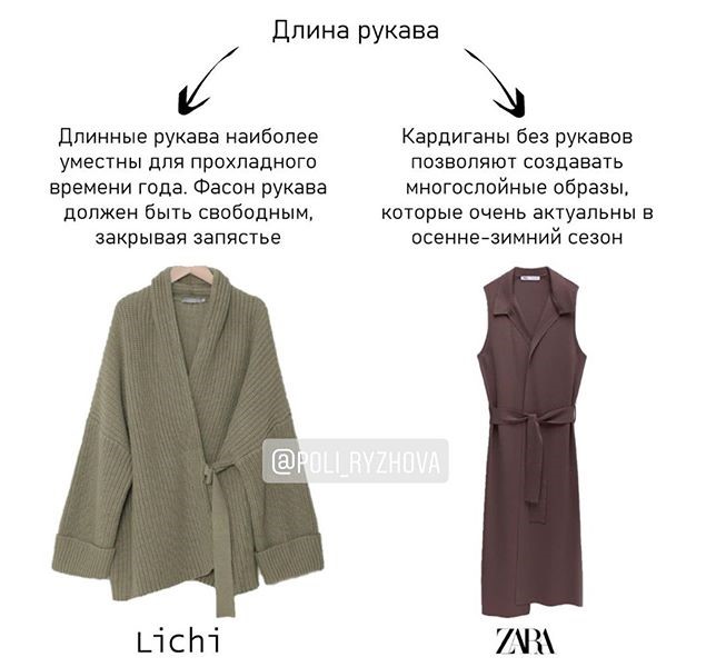 Выбираем трендовый кардиган на осень: гид от стилиста
