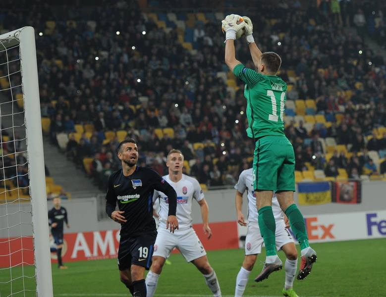 Заря - Герта 2-1: видео голов и обзор матча