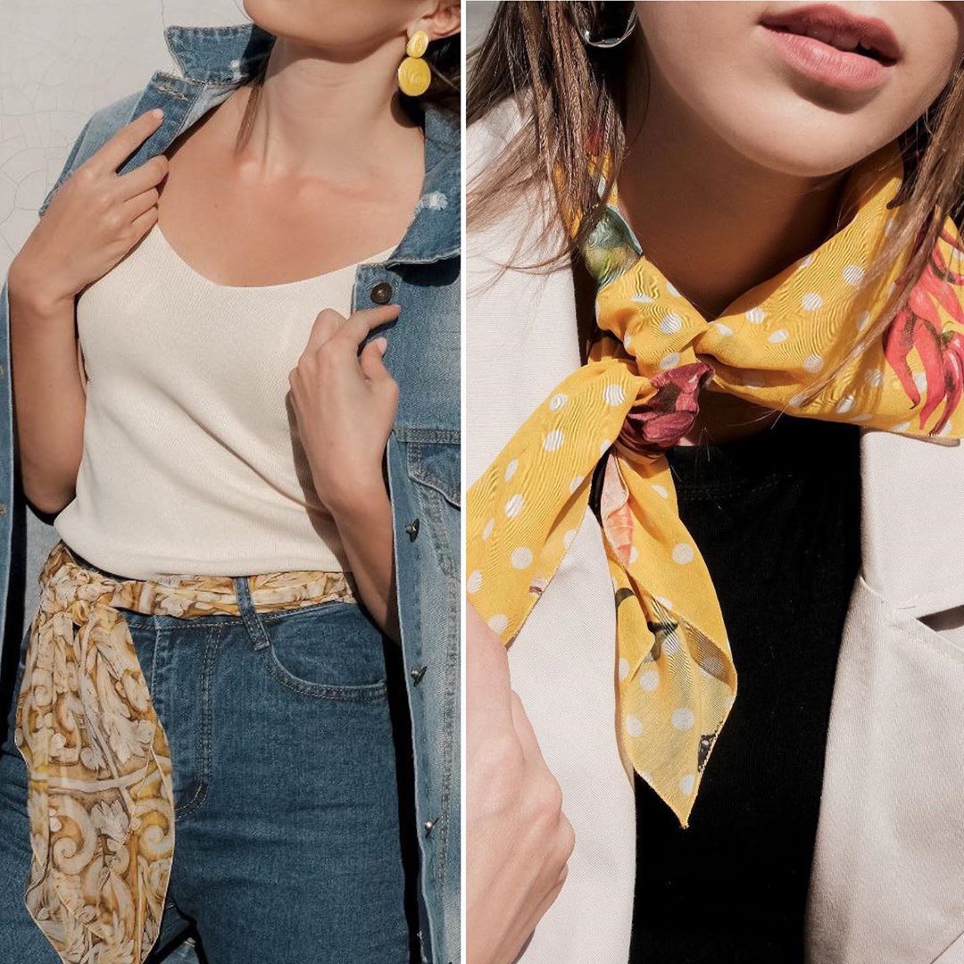 Как красиво носить платок: модные идеи для вдохновения