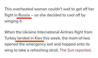 Американское издание считает Киев Россией и неправильно написало столицу Украины