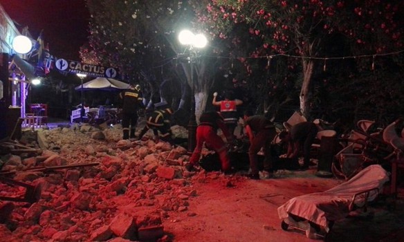 У побережья Турции произошло мощное землетрясение