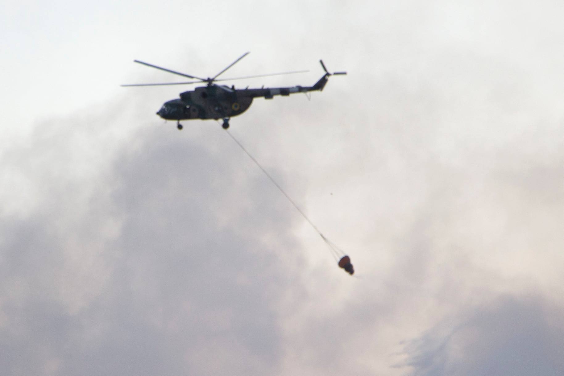 На юге Украины во время учений загорелся военный полигон