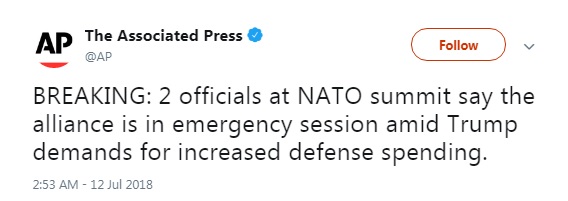 НАТО проводит экстренную сессию после заявлений Трампа