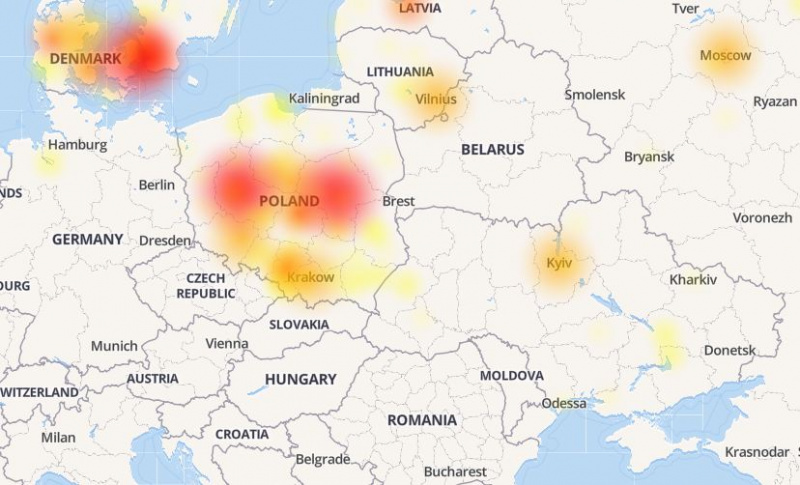 В работе Facebook произошел сбой