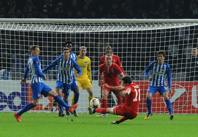 Герта - Зоря 2-0: відео голів та огляд матчу
