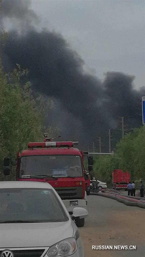 В результате взрыва на нефтехимическом заводе в Китае погибли 8 человек