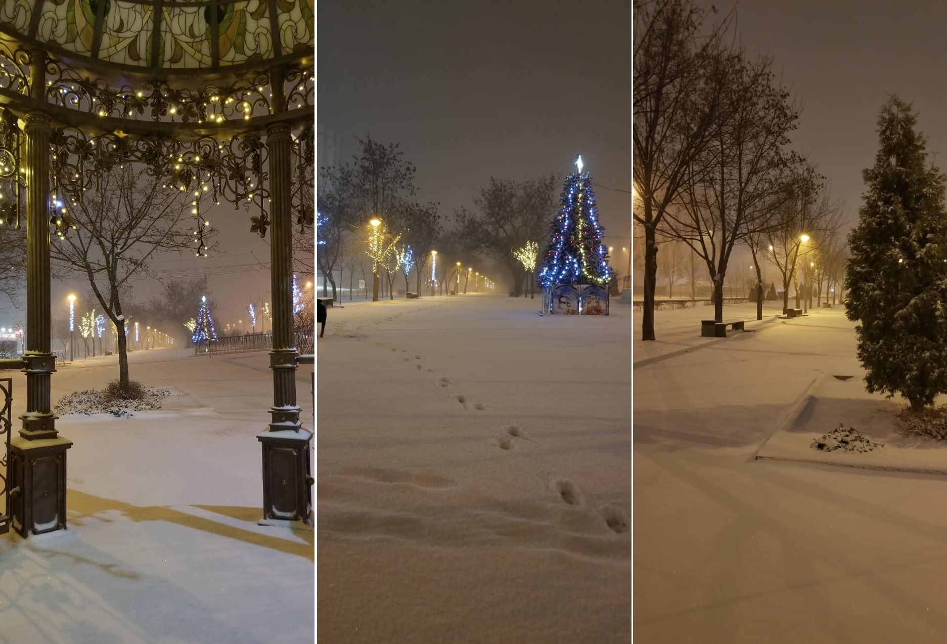 У Дніпро на Старий Новий рік прийшла справжня зима: снігові бархани і "пастки" на дорогах (відео та фото)