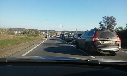 жители Львовской области перекрыли трассу Киев-Чоп
