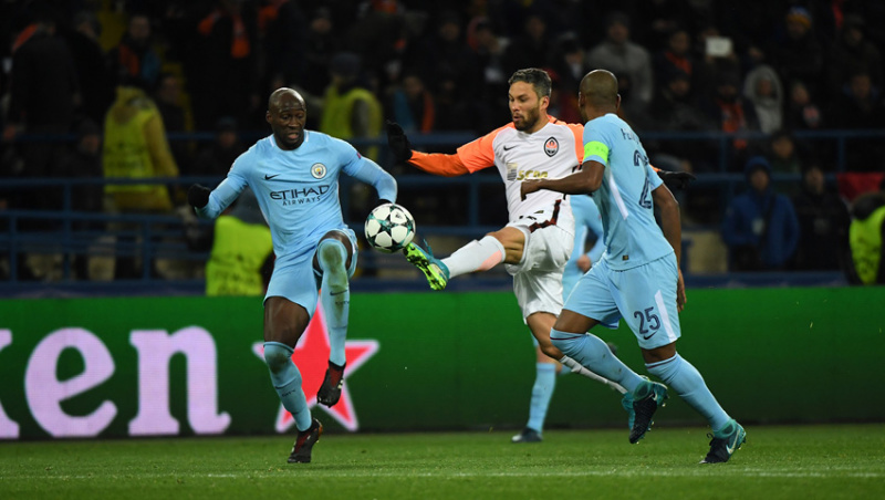 Шахтер - Манчестер Сити 2-1: видео голов и обзор матча