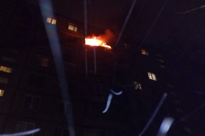 В Харькове произошел пожар в многоэтажке, погибла женщина