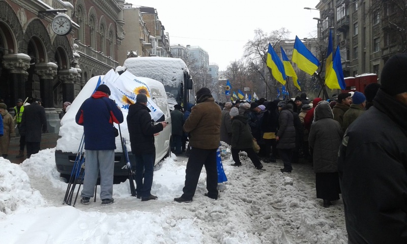 Мітинги у Києві: фото другого дня протестів