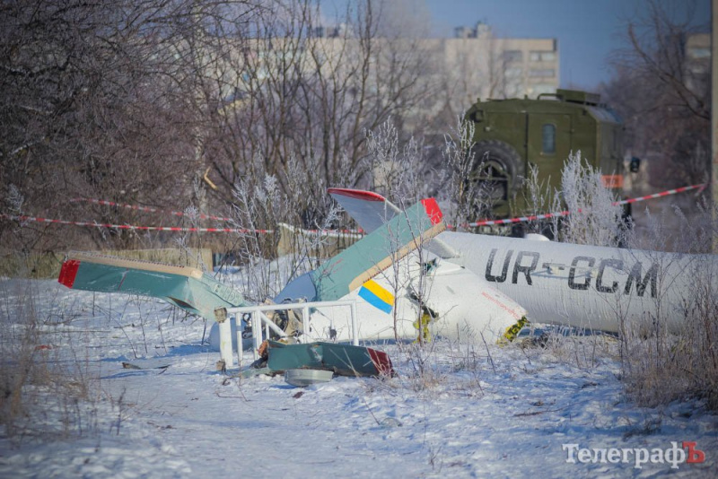 Крушение вертолета в Кременчуге: опубликованы фото
