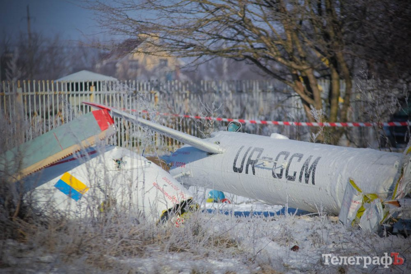 Крушение вертолета в Кременчуге: опубликованы фото