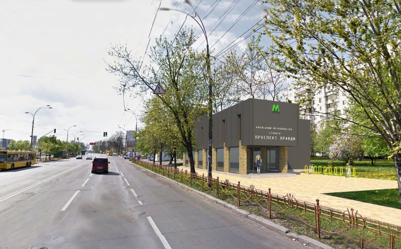 Метро на Виноградарь будет с "изюминкой": газон на крыше и стеклянные панели