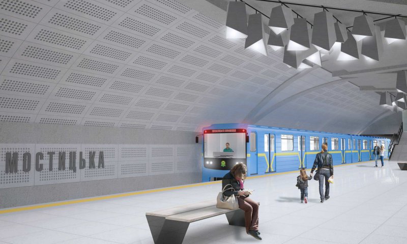 Метро на Виноградарь будет с "изюминкой": газон на крыше и стеклянные панели