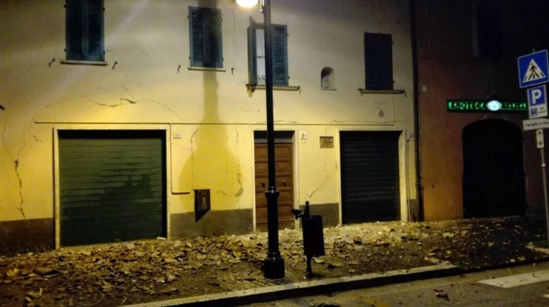 Землетрясение в Италии: фото и видео