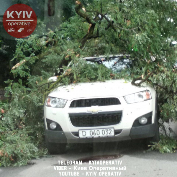 Рятувальники продовжують ліквідовувати наслідки негоди в Києві