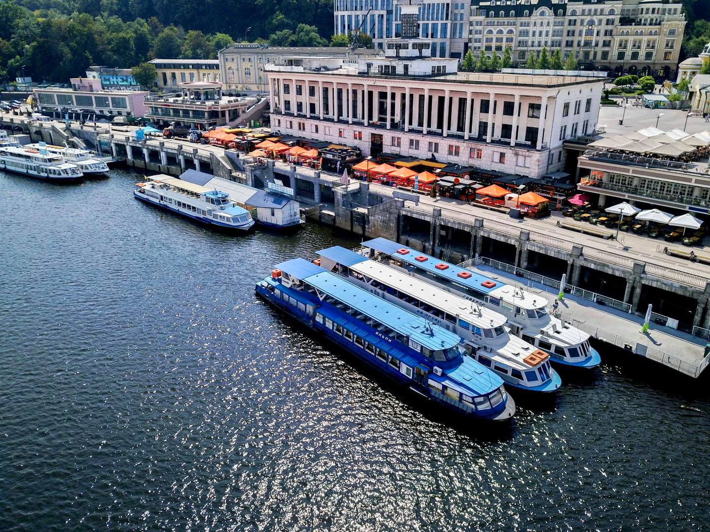 Стало известно, когда в Киеве откроют Речной вокзал