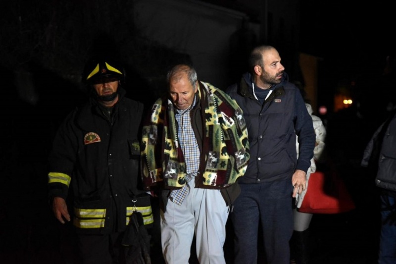 Землетрясение в Италии: фото и видео