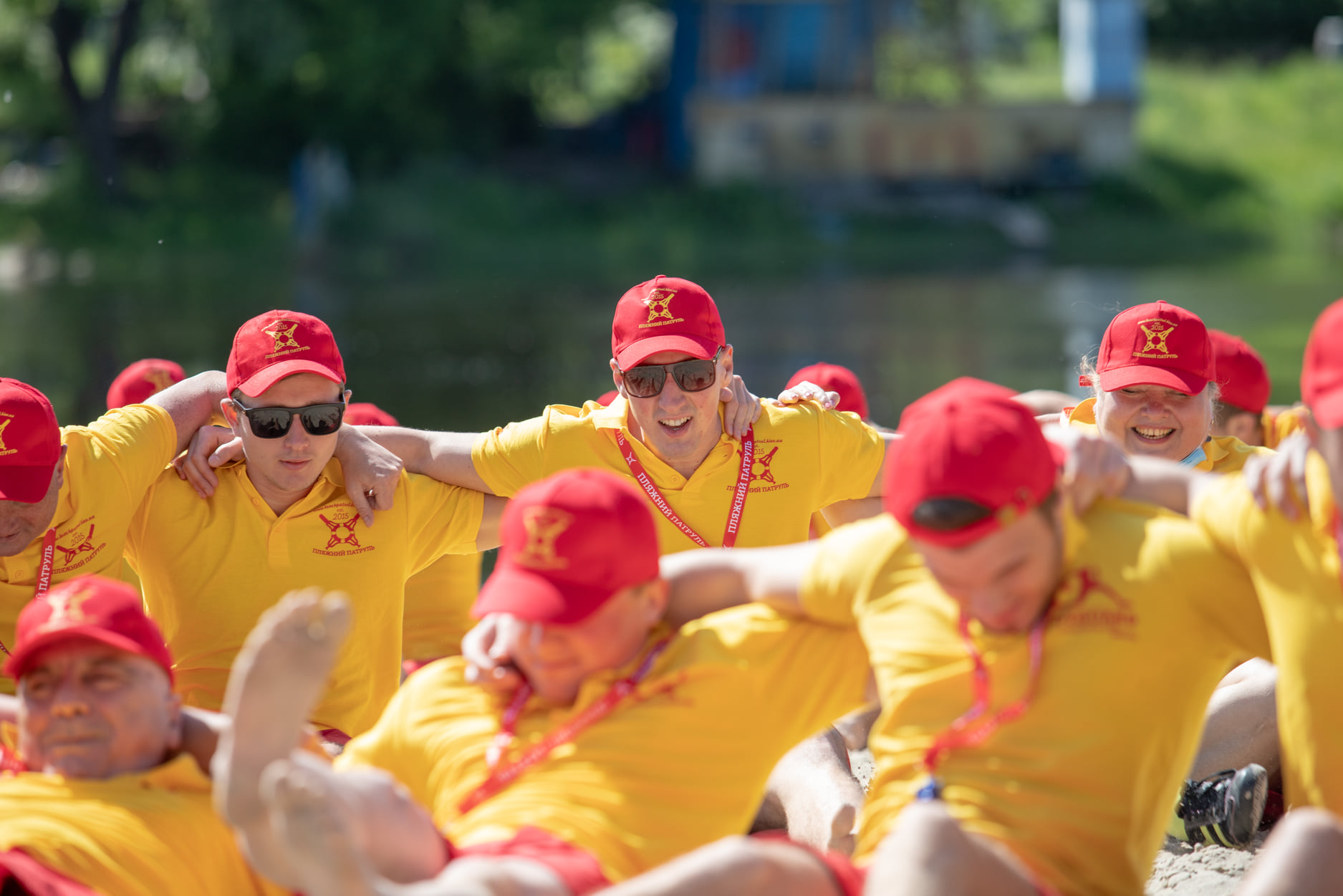 Вот так выглядят лайфгарды в Киеве: круче, чем спасатели Малибу!