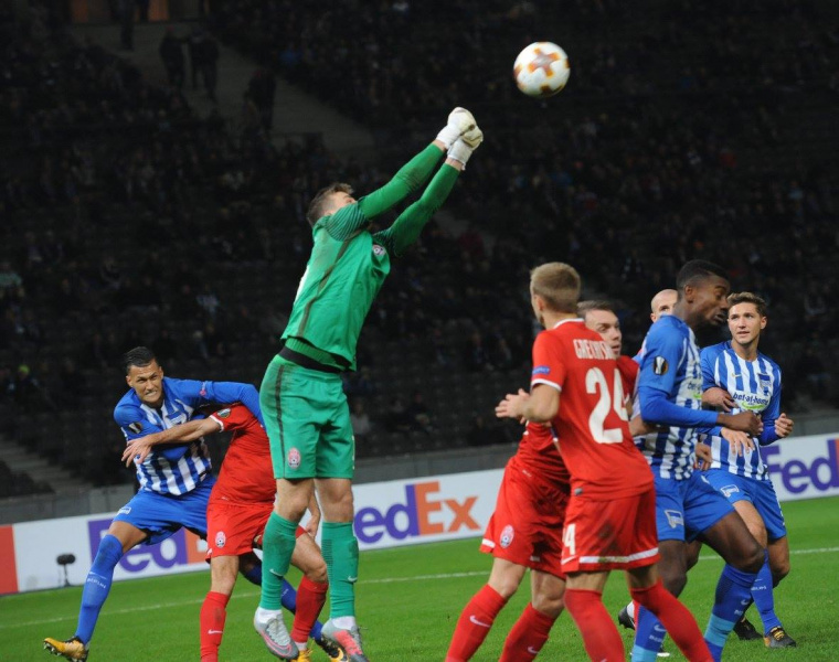 Герта - Зоря 2-0: відео голів та огляд матчу