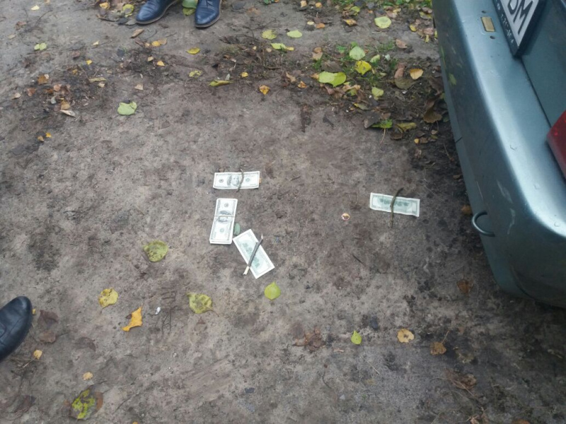 В Запорожье на взятке 3,5 тысячи долларов задержали сотрудника полиции
