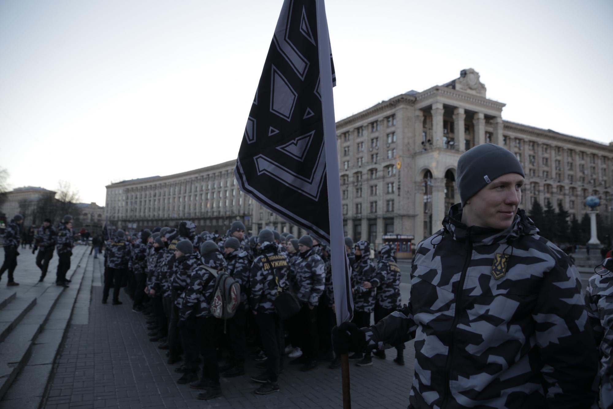 У Києві відбувся щорічний марш "Національних дружин"