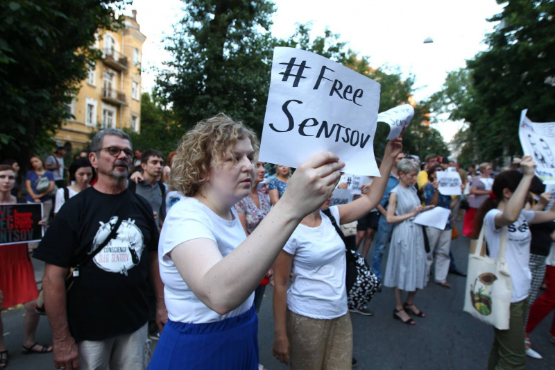 У Києві відбулася акція на підтримку Сенцова