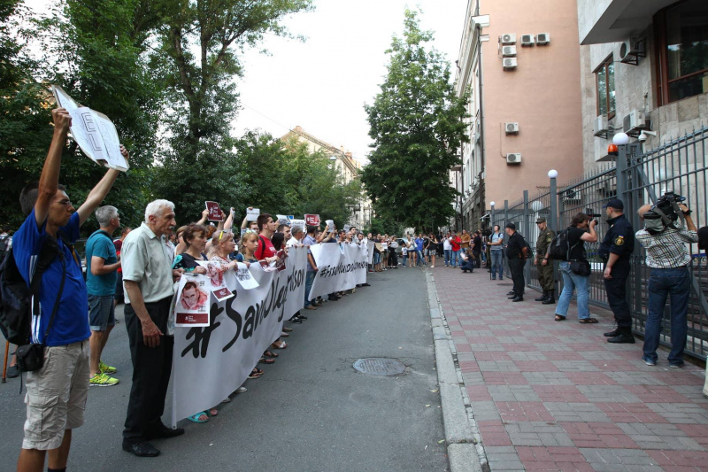 У Києві відбулася акція на підтримку Сенцова