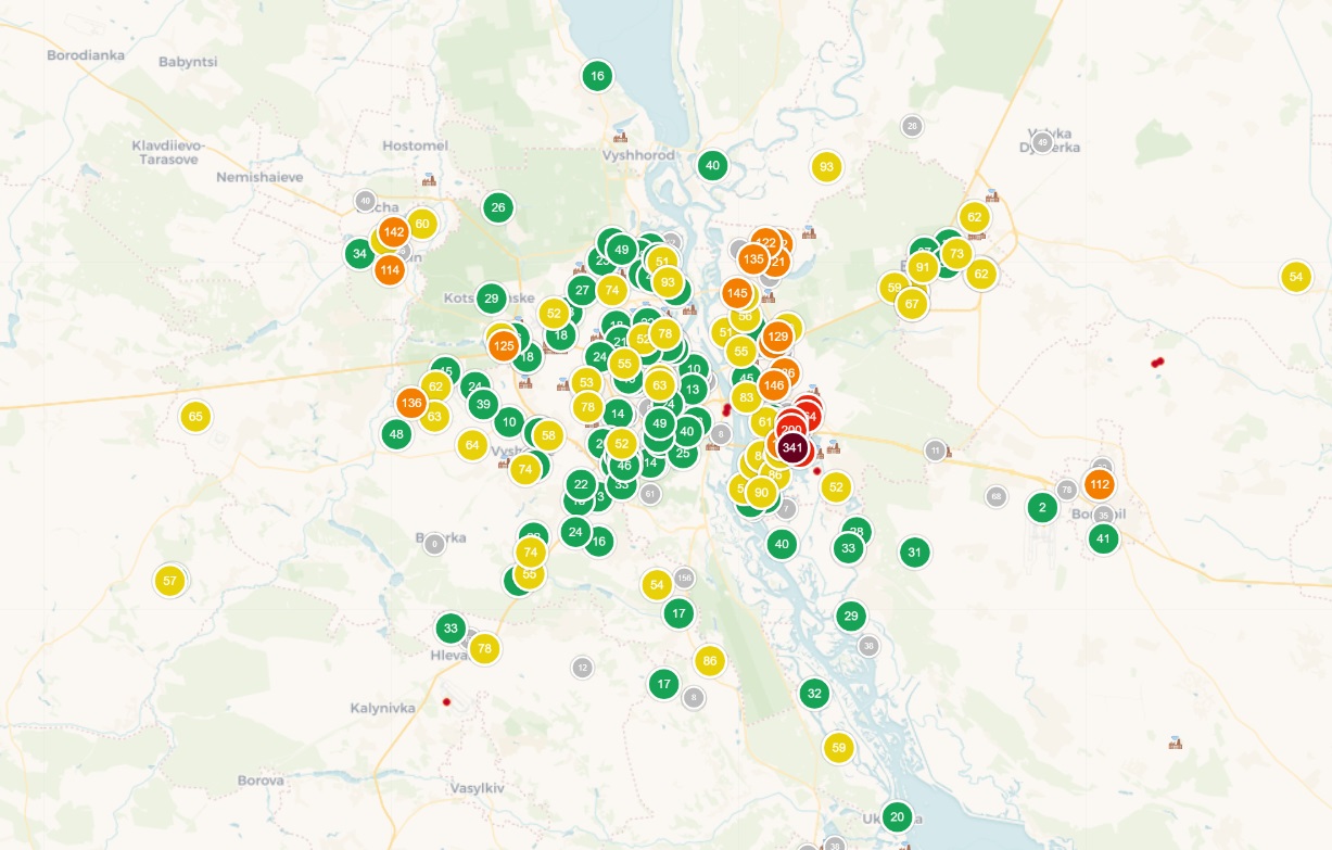 В Киеве резко выросла загрязненность воздуха: где опасно дышать