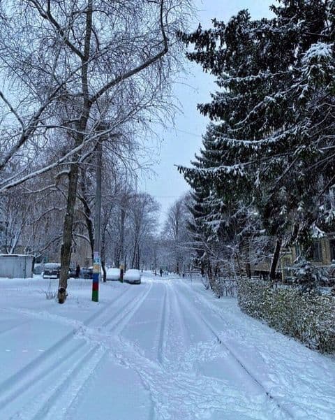 В Харьков пришла настоящая зима: город засыпало снегом (фото)