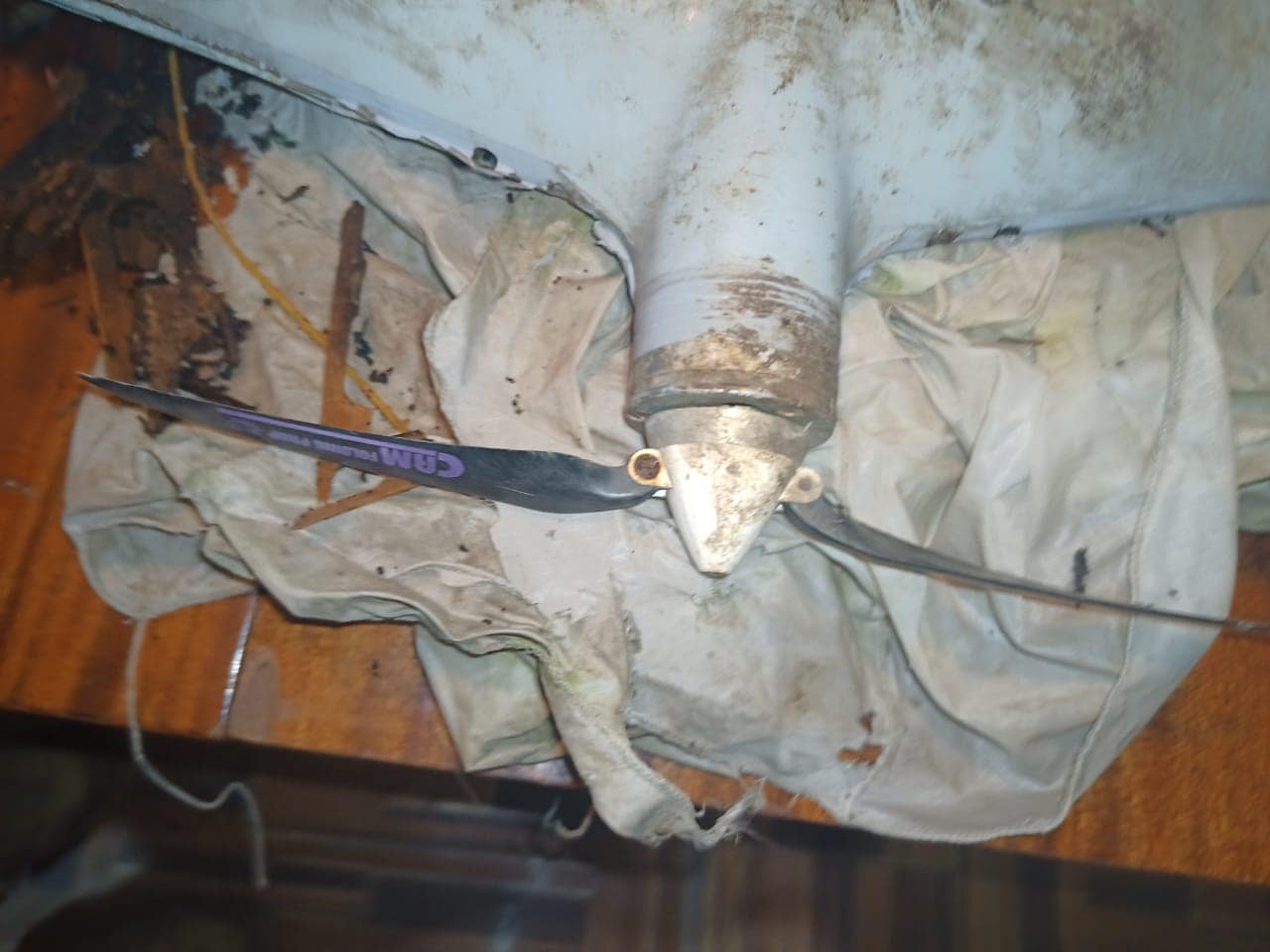 На Донбасі впав російський безпілтоник з маркуванням ФСБ: з'явилися фото