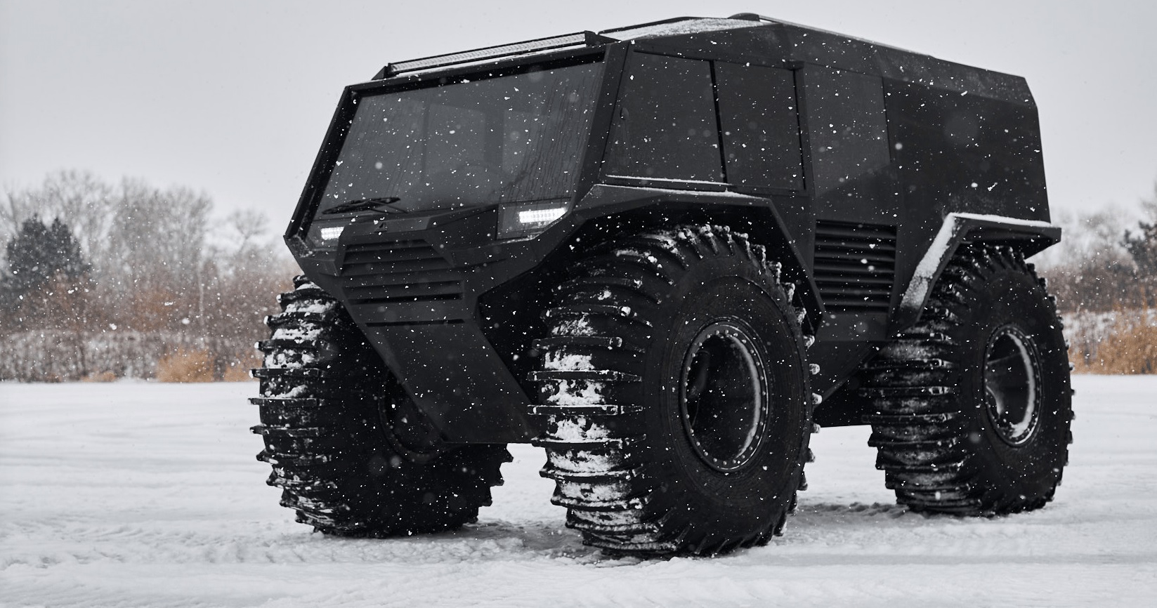 В Украине создали уникальный вездеход: ездит по бездорожью и воде