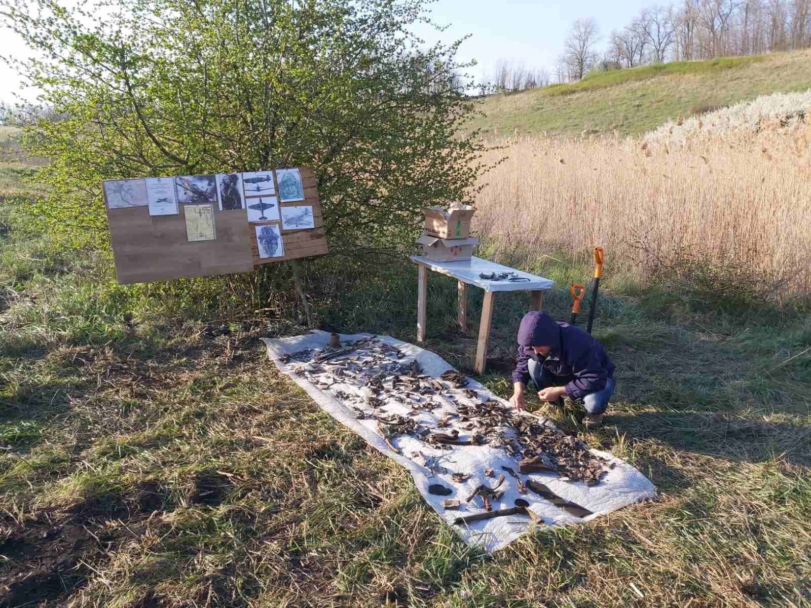 Під Дніпром виявили уламки винищувача Як-7 часів Другої світової війни