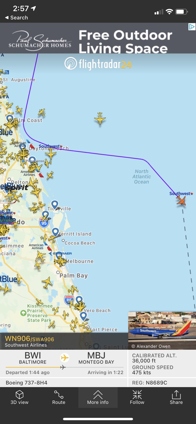 На последних секундах. SpaceX отложила запуск спутников из-за самолета в небе
