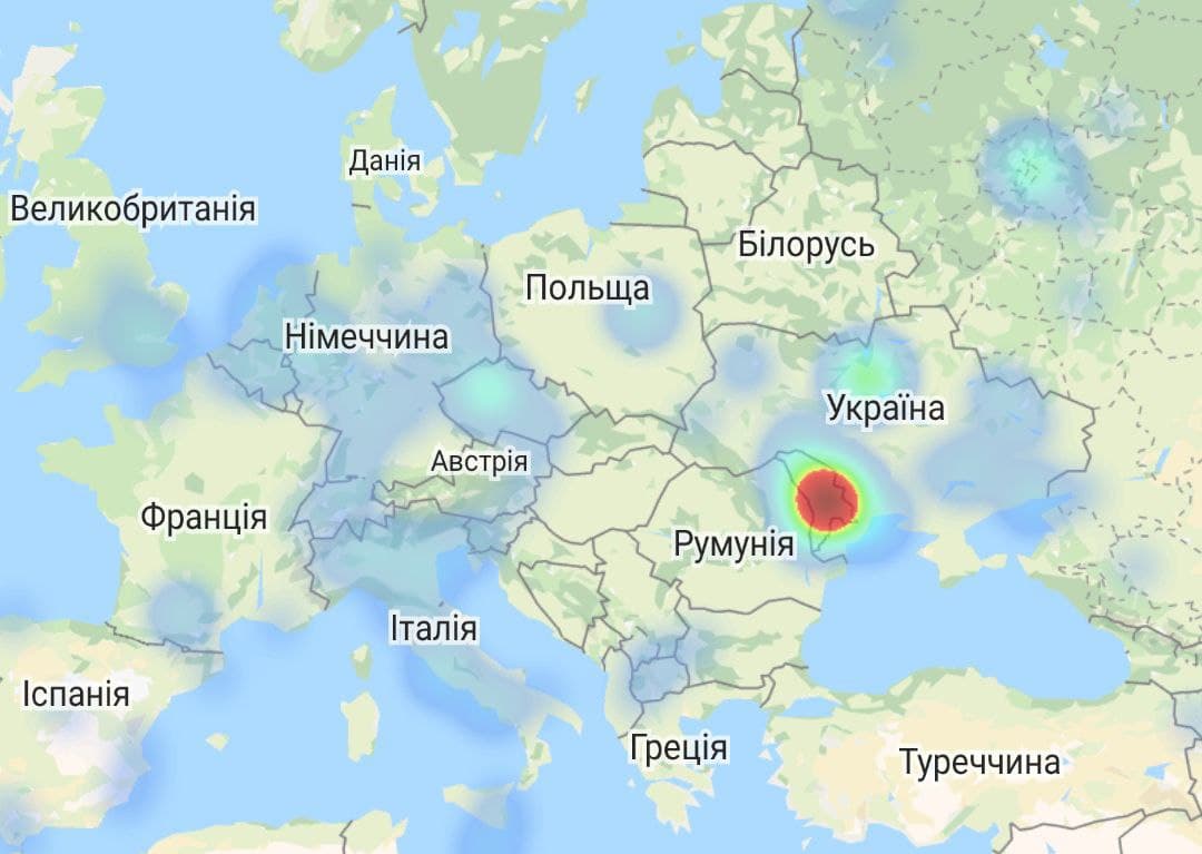 У роботі Telegram стався збій